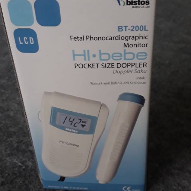 Dopler Hibebe / Dopler LCD Bistos / Pendeteksi detak jantung janin termurah / dopler termurah