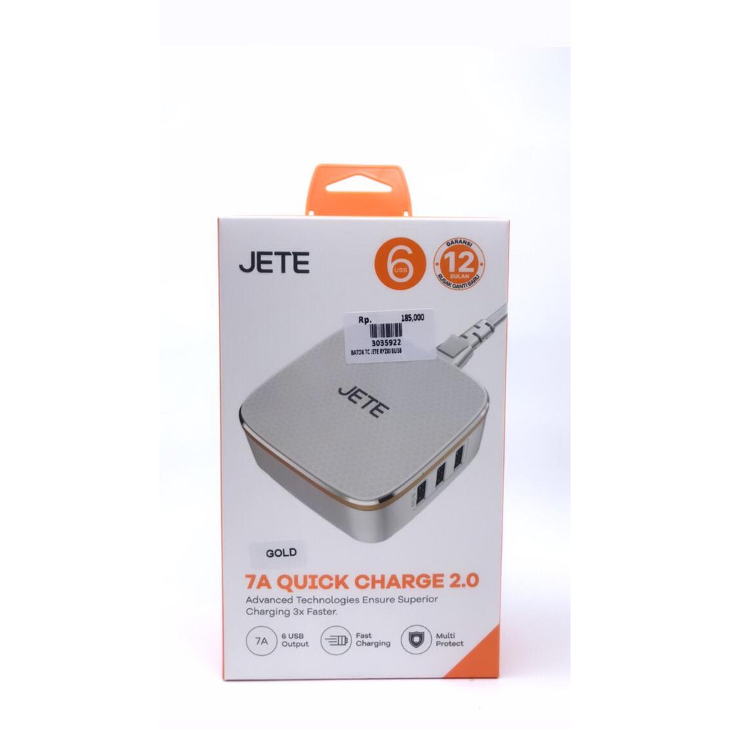 KEPALA CHARGER BATOK CHARGER USB CHARGER RYZKI 10A 8 COLOKAN USB 100-240V 50-60Hz 5V 10A MURAH