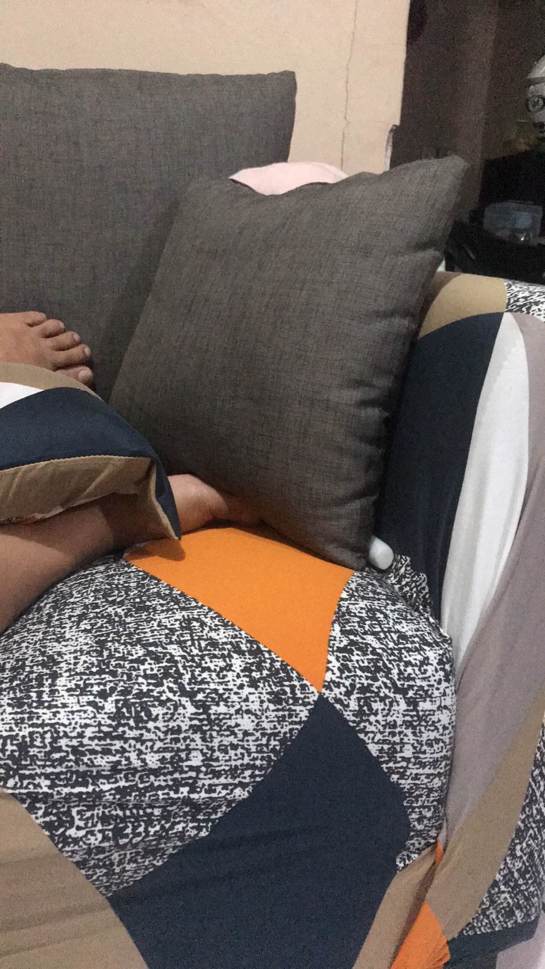 Cover Sofa Motif Menarik Anti-selip Sarung Cover Sofa 1 2 3 4 Seater Sarung Sofa Penutup Sofa