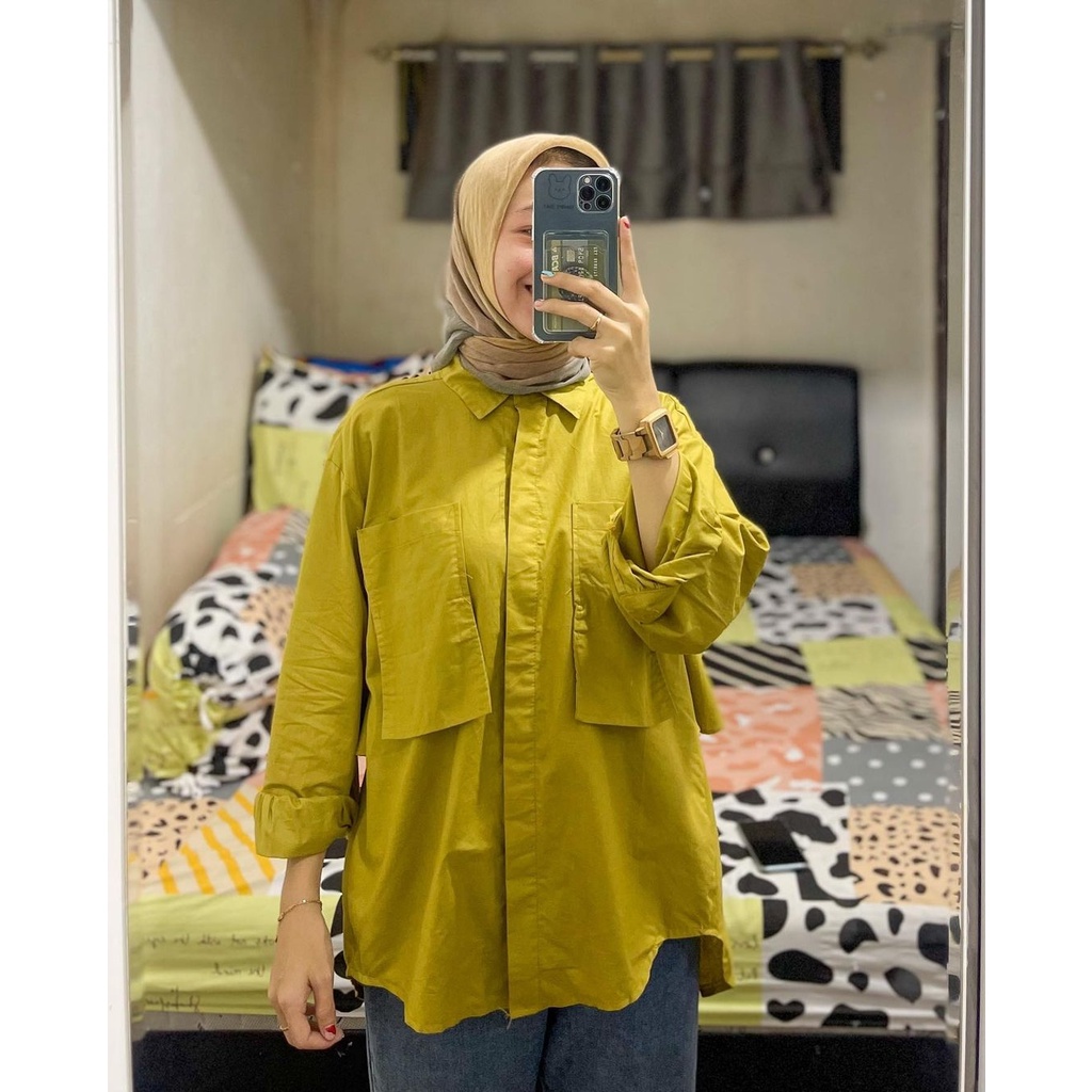 SLENDRA KEMEJA BLOUSE PREMIUM BAHAN RAYON PREMIUM ORIGINAL100% HIGH QUALITY100%