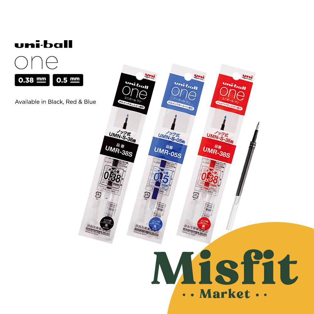 

Uniball UMR-05S UMR-38S REFILL for ONE Gel Pen 0.5 0.38 mm Uni Ball Pulpen