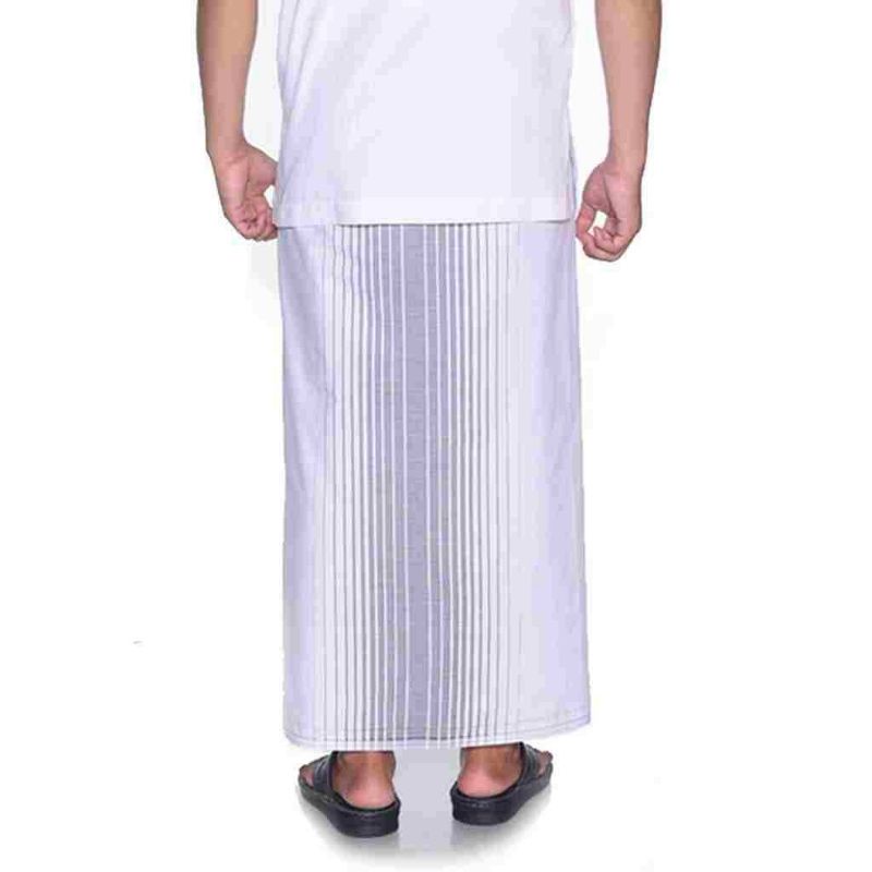 Atlas- sarung premium original putih polos