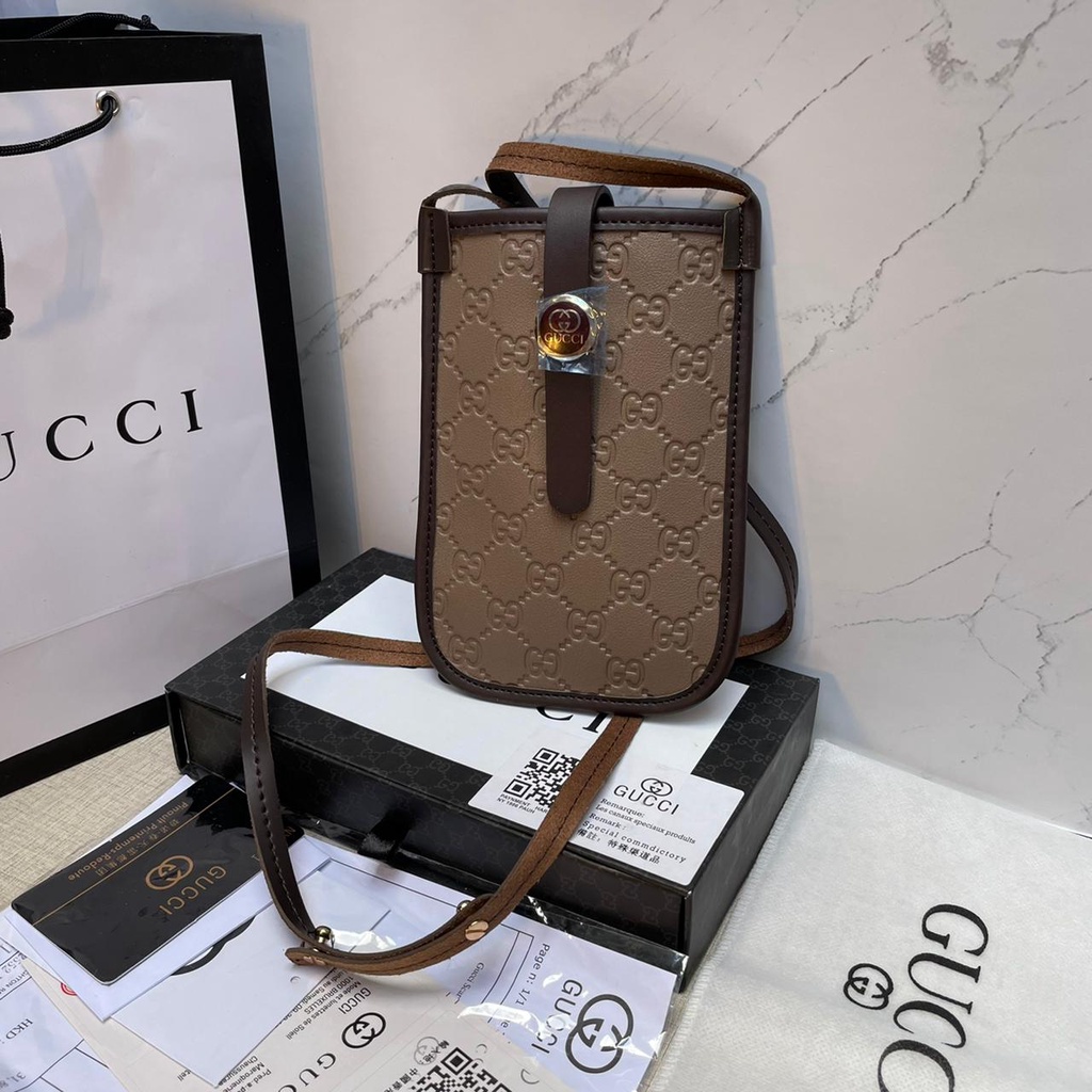 Jual Tas Selempang Model Camera Branded Fullset / Phone Bag Tas Gucc1 Tas  Kulit Dompet Panjang Indonesia|Shopee Indonesia