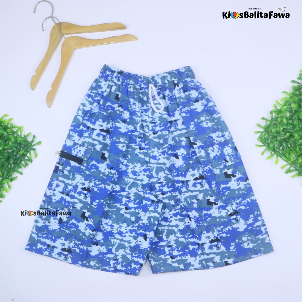 Celana Pendek ABRI Dewasa Loreng Uk Normal / Pants Kantong Boxer Olahraga Santai Kasual Kolor