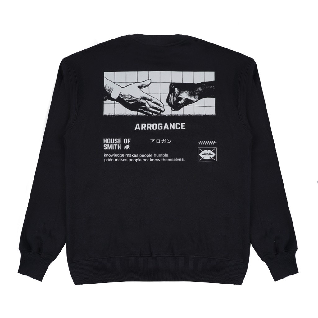 Crewneck Smith Arrogance | House of Smith Crewneck - Crenf White / sweater crewneck smith pria