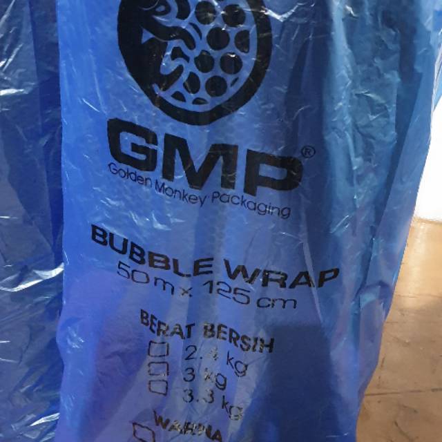 

Bubble Wrap Hitam GMP 125Cm x 50M 3 KG (Khusus Jakarta Only)