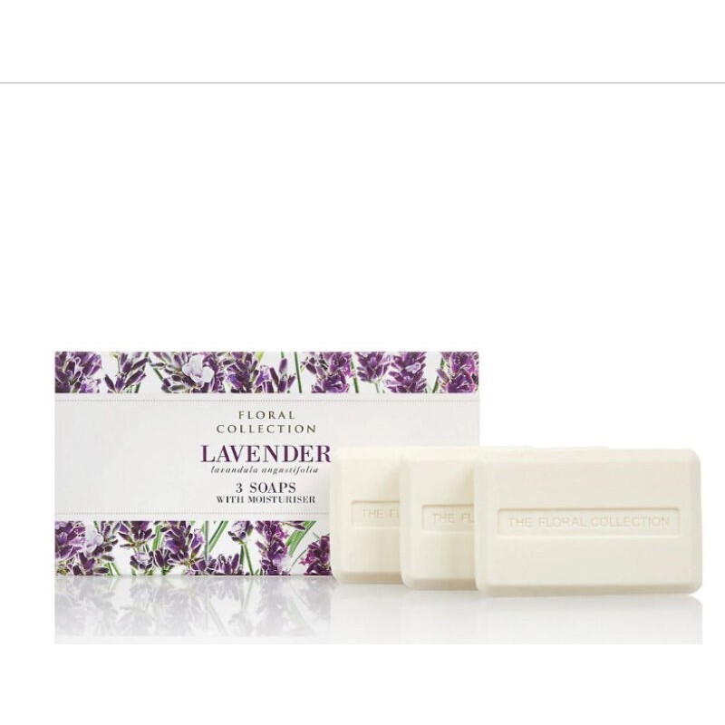 MARKS &amp; SPENCER Trio of Soaps Sabun Mandi Batang isi 3 pcs - Lavender