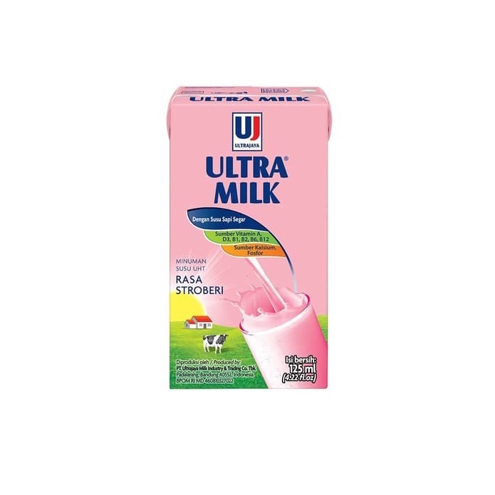 

Ultra Milk Stroberi 125 ML