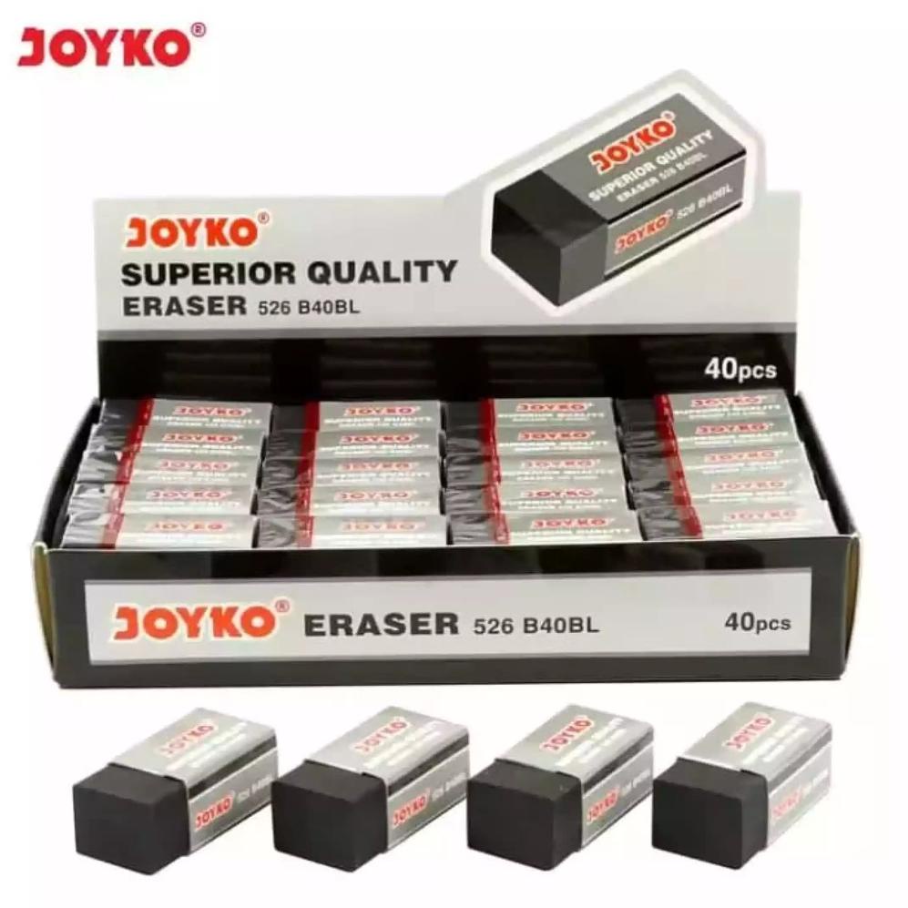 

㊋ Penghapus / Stip Joyko Hitam Kecil (40PCS) GREAT SALES 3896 ☁