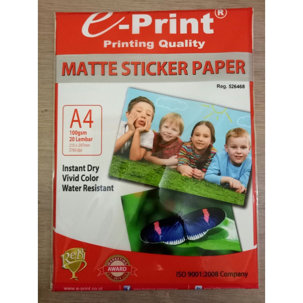 [PERPACK] Eprint Sticker Matte Paper / Kertas Sticker
