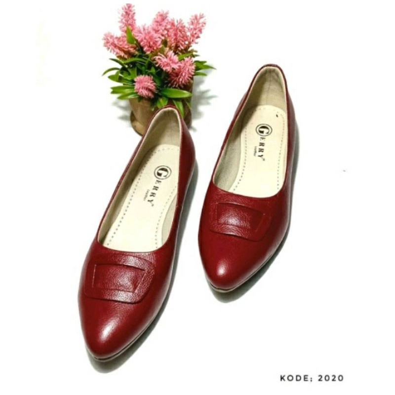 Sepatu wanita kulit asli sukaregang garut