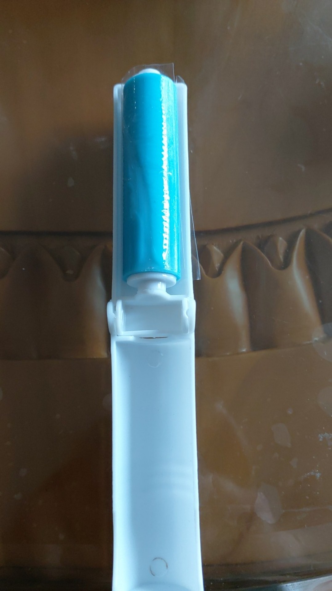 Travel Roll Lint Mini Pembersih Pengangkat Debu Pakaian Sticky Roller