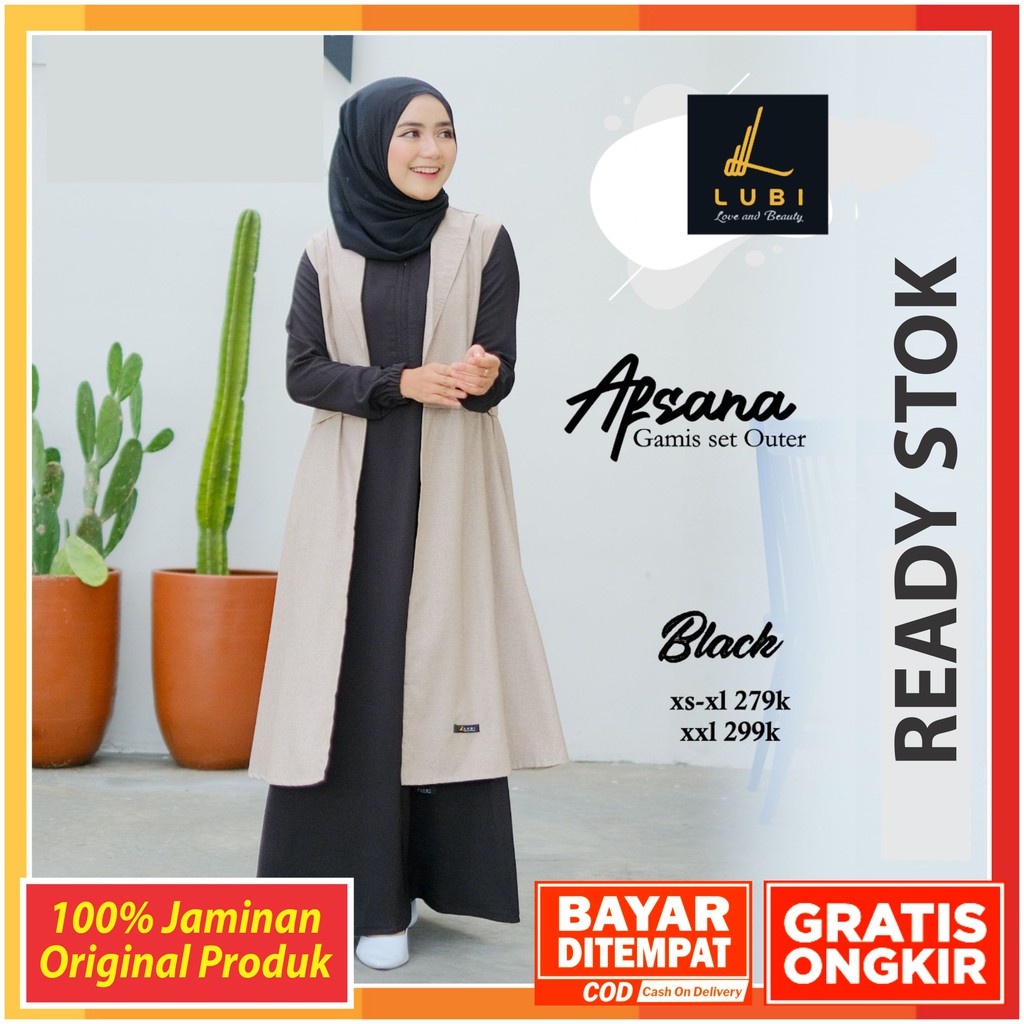HARGA DISKON / Gamis Lubi Afsana Set Outer | Gamis Lubi terbaru | Gamis remaja | Gamis Lubi Harga Di