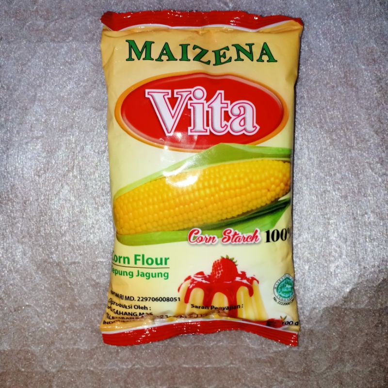 

VITA TEPUNG MAIZENA / TEPUNG JAGUNG / CORN FLOUR 100g - Triple S Mart Online