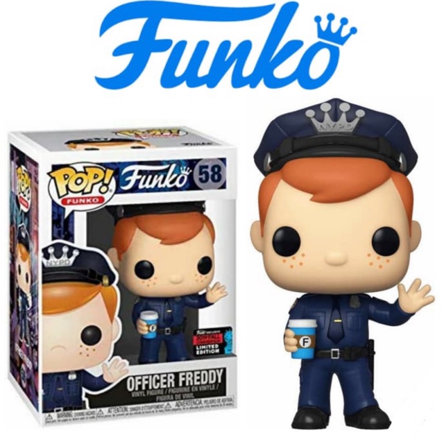 Original Funko POP Freddy Funko - Officer Freddy [NYCC Exclusive]