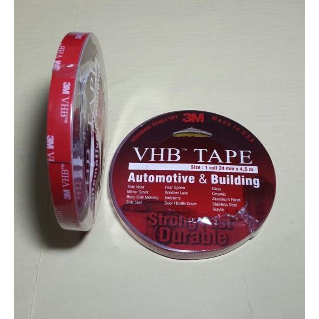 

Dapurspeed Double Tape 3m VHB Isolasi Ukuran 12mm 4 5m Perekat 3M Lem 3M