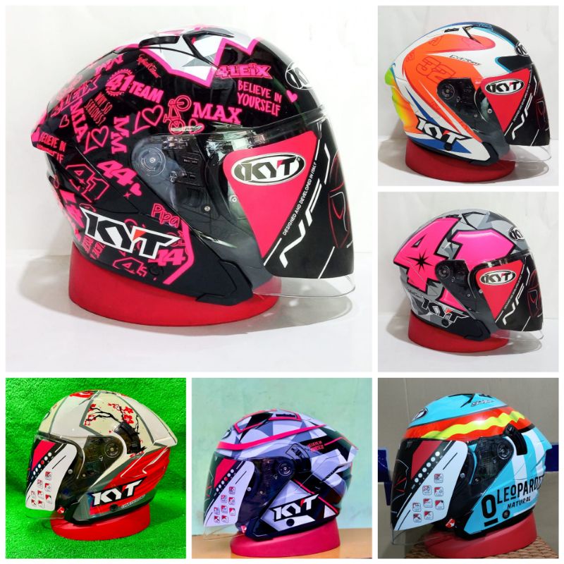 helm KYT NFJ / nfj espargaro / nfj sakura / nfj leopart/ nfj jaume masia