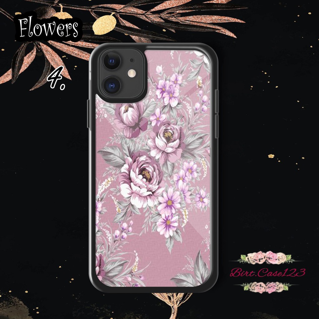 Hardcase 2d Glossy FLOWERS Realme C1 C2 C11 C12 C15 C17 7i 7 7Pro NARZO 10A 20 Pro BC3366