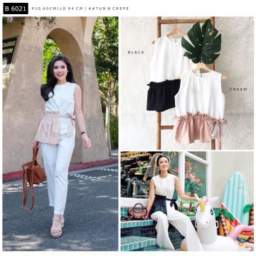 Blouse Yukensi Uniqe Wanita Hello elice ( B 6021 )