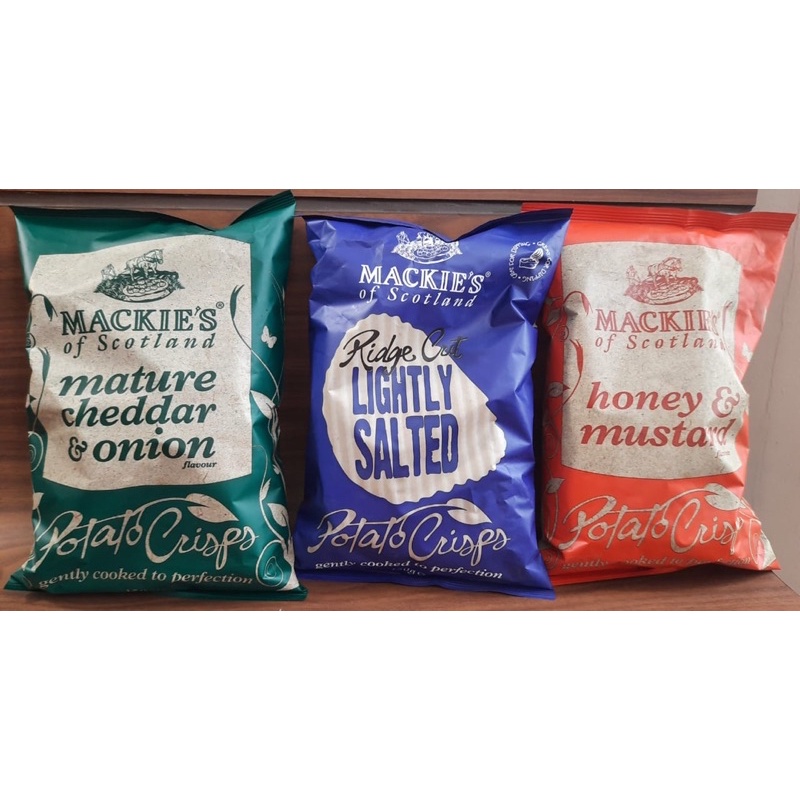 Mackies of Scotland Potato Crisps 150 gram Mackie's keripik Kentang