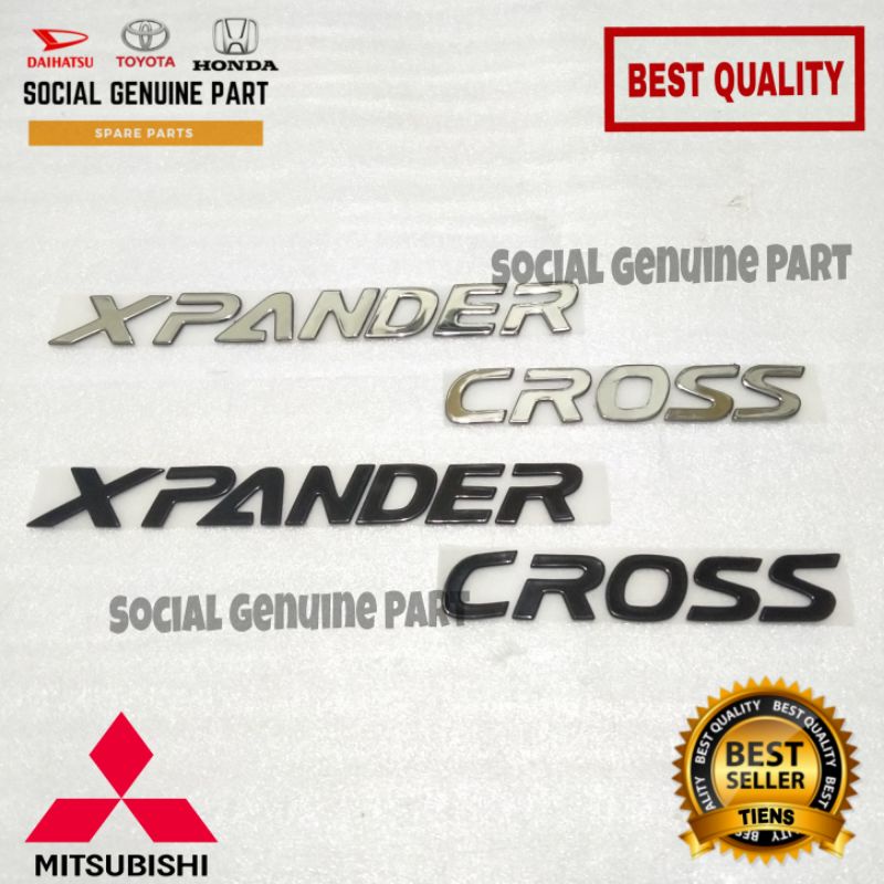 Emblem tempelan kap mesin xpander cross engine hood emblem kap mesin