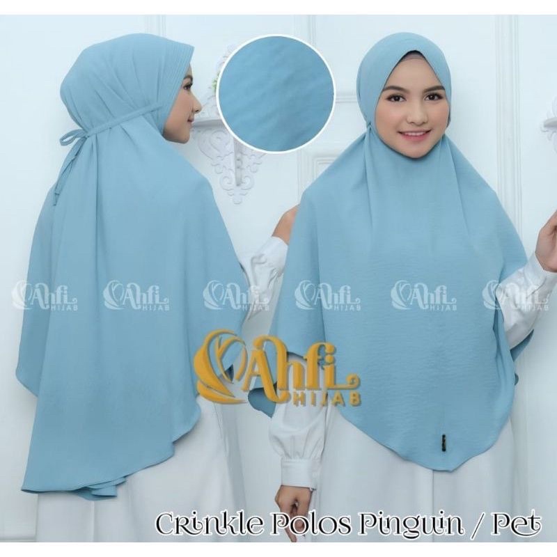 HIJAB BERGO PED CRINKLE AIRFLOW UKURAN XL