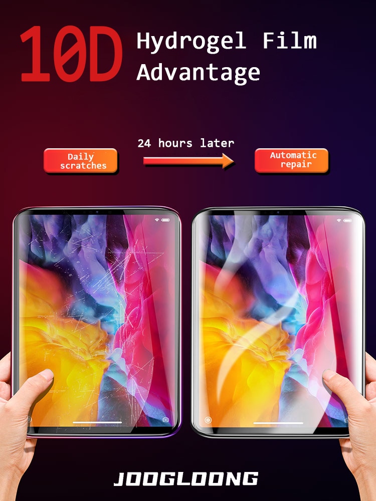 Film Pelindung Layar Hydrogel Untuk Ipad 9.7 Air 4 3 2 1 2017 2018 7 10.2 Mini 4 5 11 Pro 2020 10.5