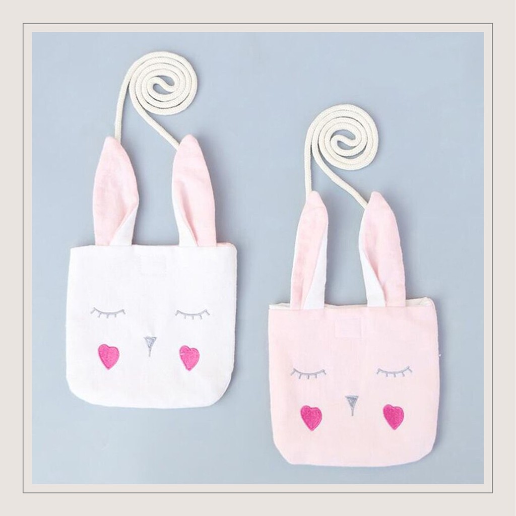 Michi Sling Bag / tas kelinci anak / tas anak / tas anak korea / tas sling bag anak
