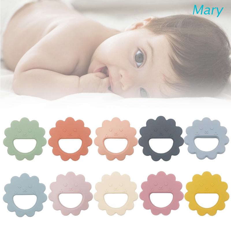 Mary Teether Bentuk Bunga Bahan Silikon Untuk Bayi