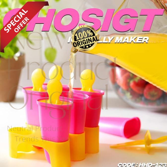 

Chosigt Ice Lolly Maker Cetakan Es Aneka Warna (Hhd-