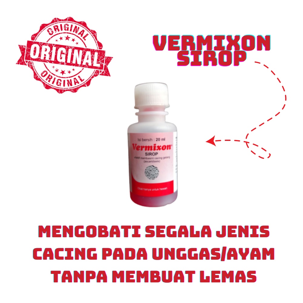 VERMIXON 20 ml - obat cacing cair
