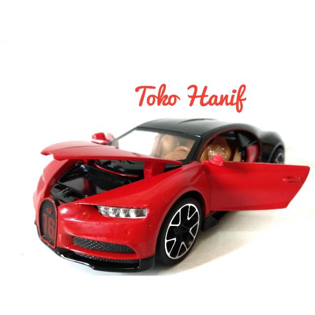 Diecast Miniatur Mobil Sport Bugatti