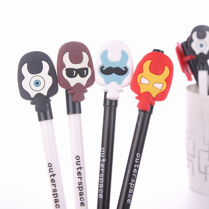 

hero|Pulpen unik, pulpen korea, pulpen motif superhero grosir pen unik