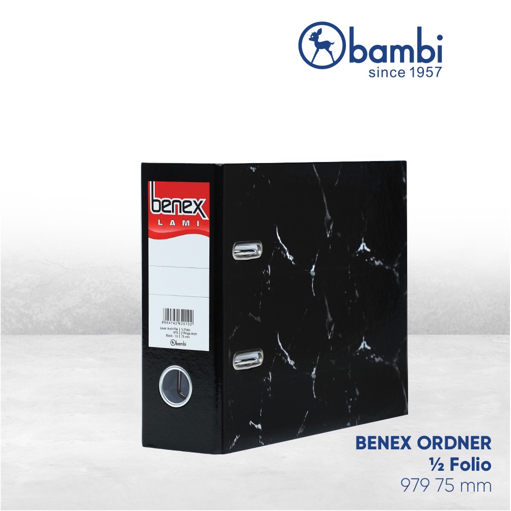 

Benex Lami Lever Arch File Ordner Voucher Jumbo Size 75 mm Original