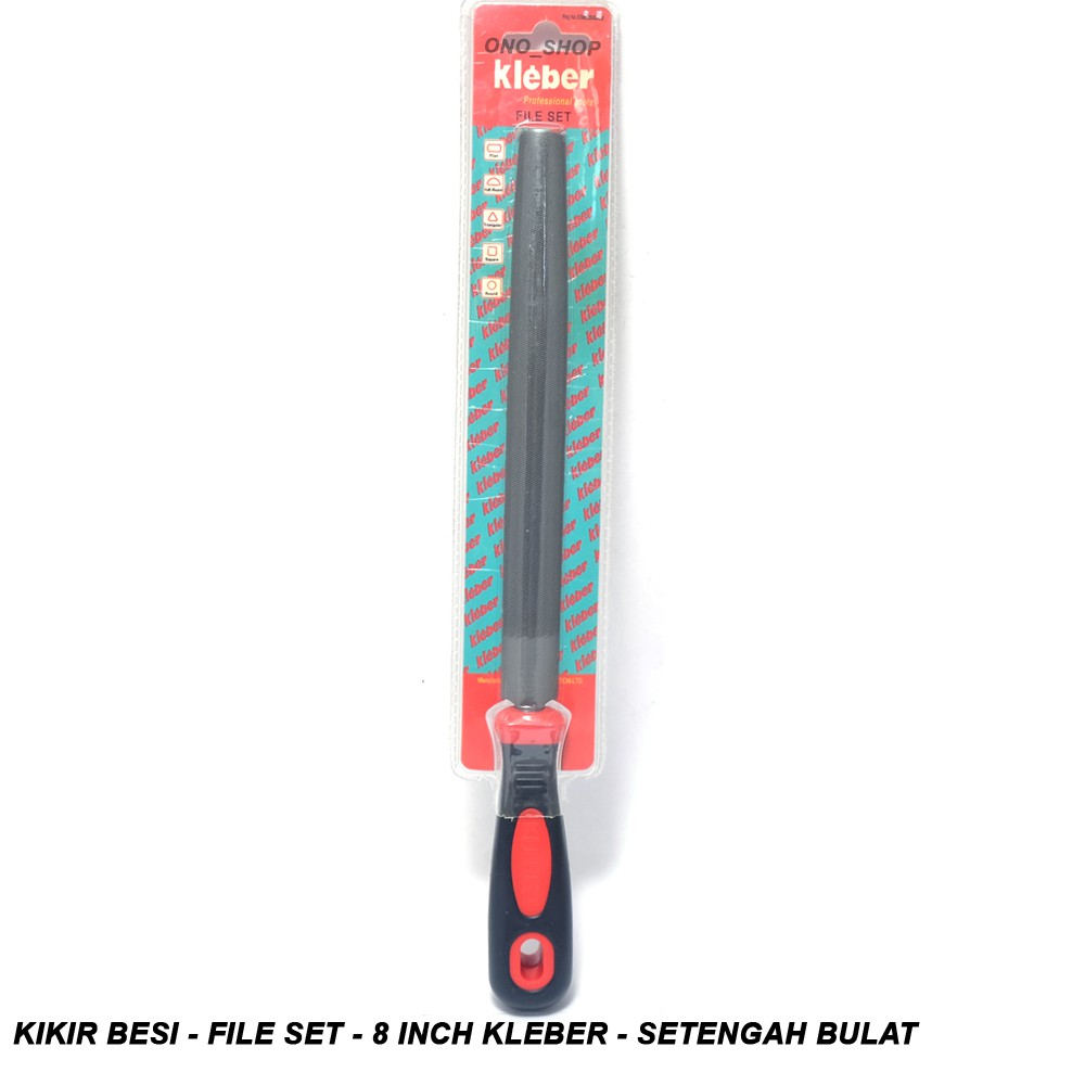 

Kikir Besi - File Set - 8 Inch Kleber - Setengan Bulat - LYK 100-257