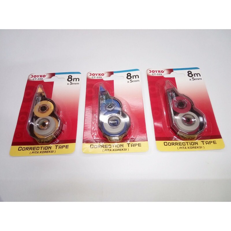 

Correction Tape / Tipe-Ex Roll Kertas CT-559 Joyko