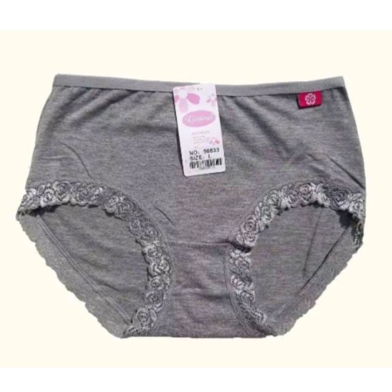 Celana Dalam Wanita Katun Model Renda GRISINA / CD Cewek Import Katun Halus