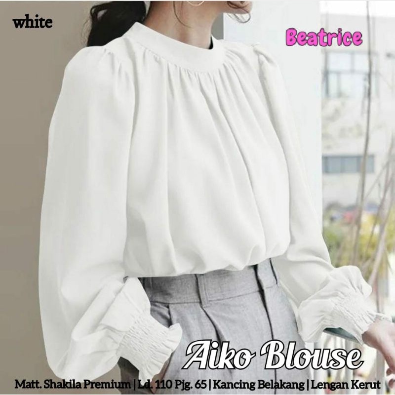 BLOUSE KOREAN STYLE LENGAN PANJANG/ATASAN WANITA TERBARU KEKINIAN TERLARIS TERMURAH BESTSELLER/ATASA