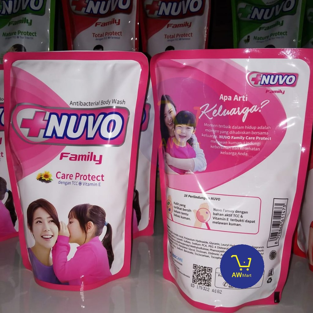 Sabun Nuvo Family Cair REFILL 450ml (DARI PABRIK LANGSUNG) All Varian