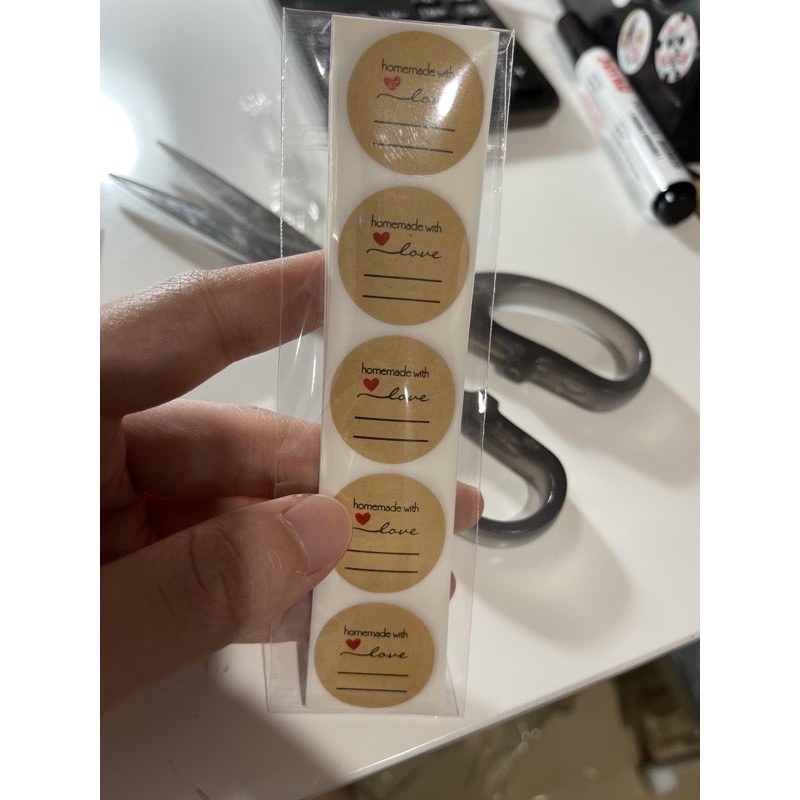 

Sticker “Homemade with Love” 2.5cm (50pcs)