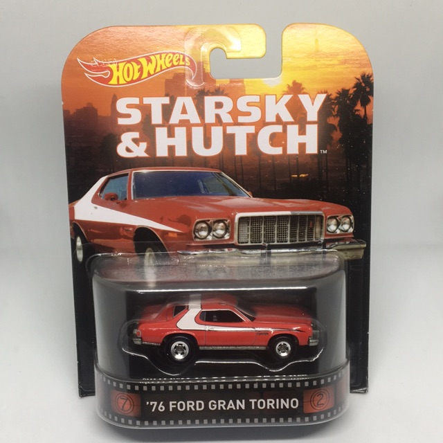 Starsky & Hutch 76 Ford Gran Torino Hot Wheels Retro Entertainment