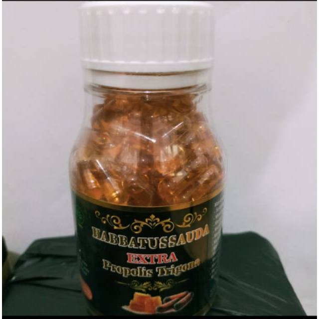 HABBATUSAUDA extra propolis trigona GHOLIBAN 200 kapsul