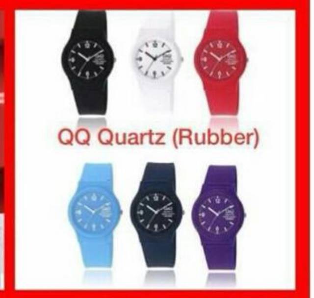 Jam Tangan Q&amp;Q Rubber Angka Jam Tangan Rubber Karet