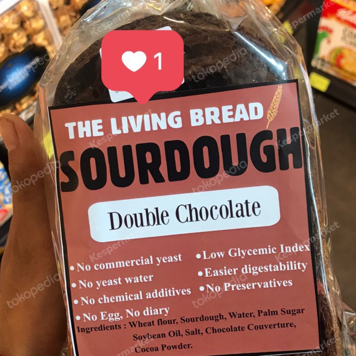 

the living bread sourdough double chocolate