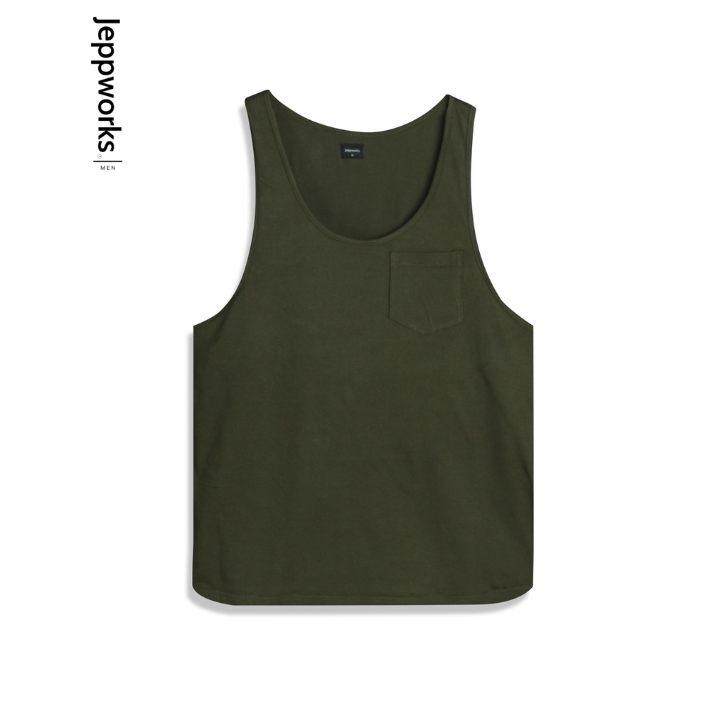 Jeppworks Jersey Sleeveless Tee Singlet Army