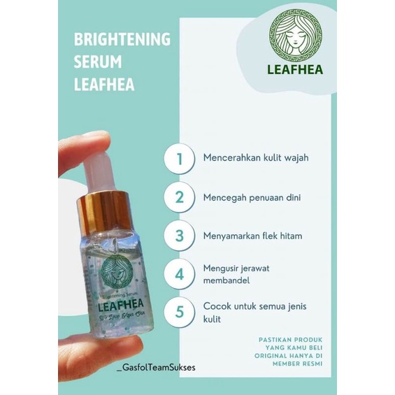 Leafhea Serum Skincare (10ml)