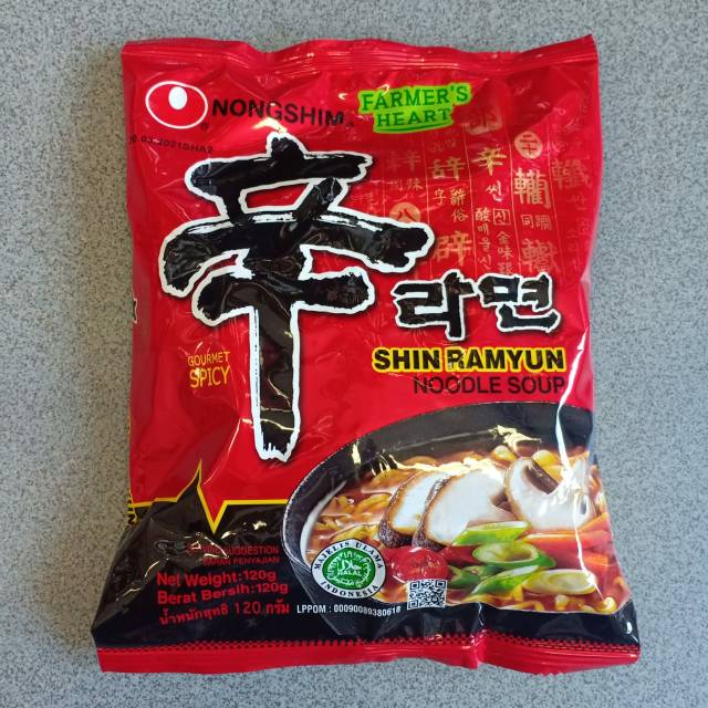 

Shim Ramyun Spicy Nongshim Mie Instant 120 gram