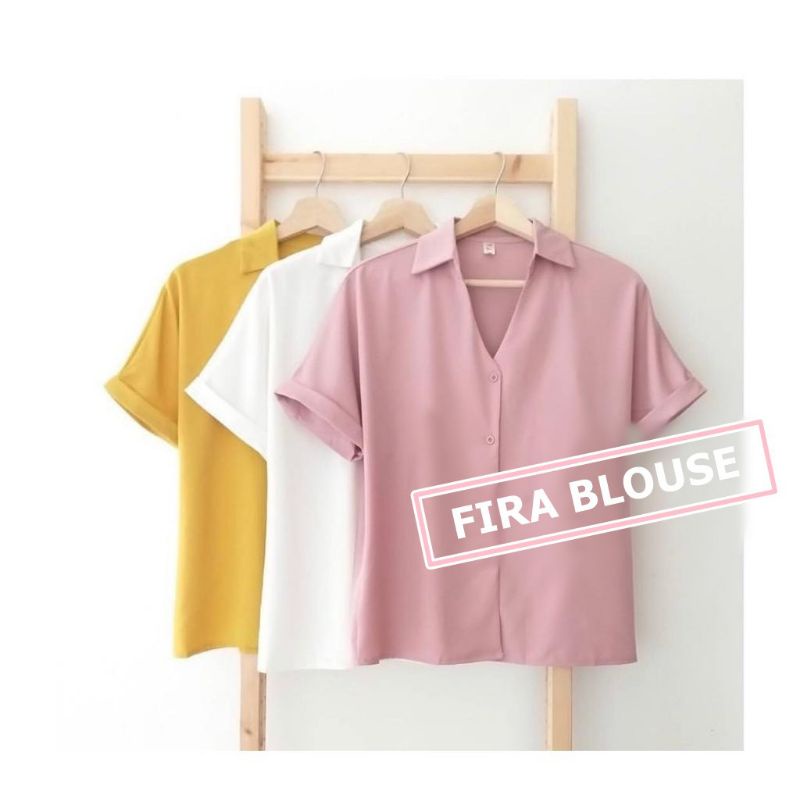 ATASAN WANITA Fira blouse WARNA PEACH