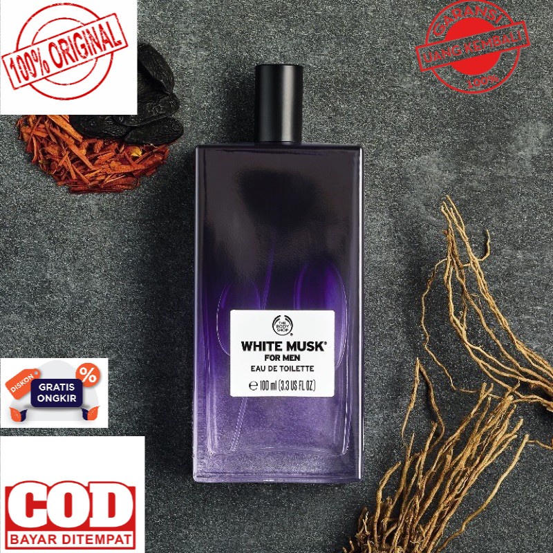PARFUM ORIGINAL EROPA The Body Shop White Musk For Men EDT 100Ml PARFUME PRIA