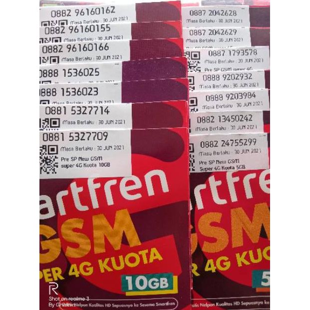 【✪ SHOPEE】Perdana Smartfren 4G nomor cantik bisa dipakai di HP GSM